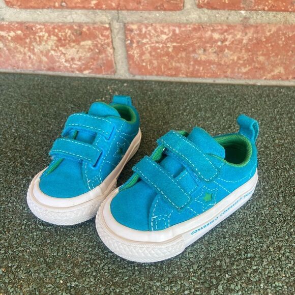 Converse Toddler baby Toddler One Star 2V Ox Hawaiian Ocean Size 4 - Picture 8 of 13
